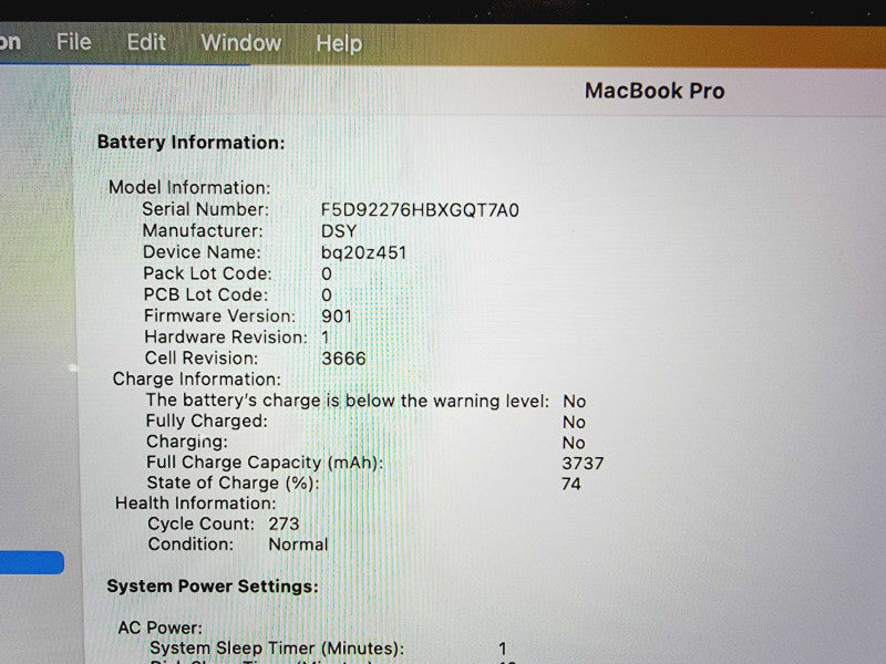 Apple Macbook Pro 2017 13\\" Core i5-7360U @ 2.3GHz 8GB DDR3 120GB SSD (
