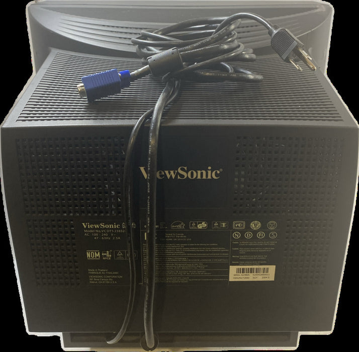 ViewSonic Graphics Series G220fb 20-Inch Flat Screen CRT Monitor VCDTS 23852
