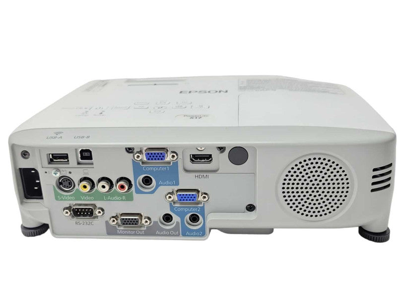 Open Box Epson PowerLite X17 H569A 2700 Lumens 3LCD Projector 0 Lamp hrs _