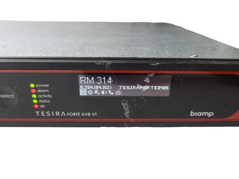 Biamp System Tesira Forte AVB VI Digital Audio Signal Processor READ $