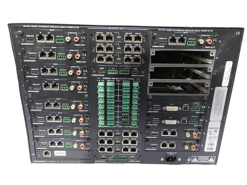 Crestron DM-MD16X16 Digital Media Switcher W/ Cards - See below #