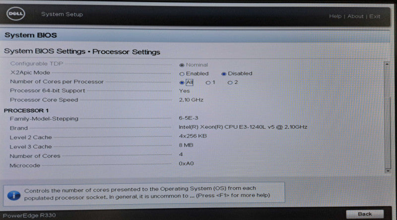 Dell PE R330 Server Xeon E3-1240L v5 @ 2.10GHz 16GB DDR4 H730 RAID 2x 350W PS )