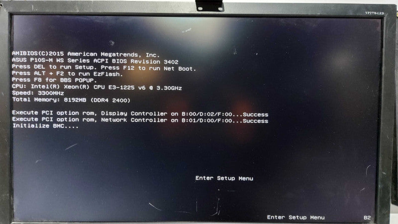 SENECA #XNVR200 NVR/Server Xeon E3-1225 V6 @ 3.30ghz / 8gb ram / READ #