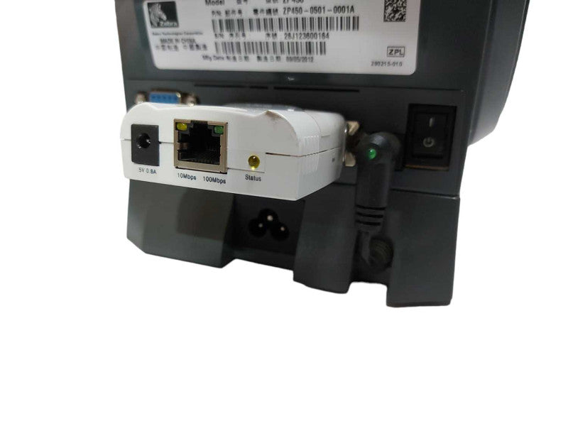Zebra Zp450 Thermal Label Printer #