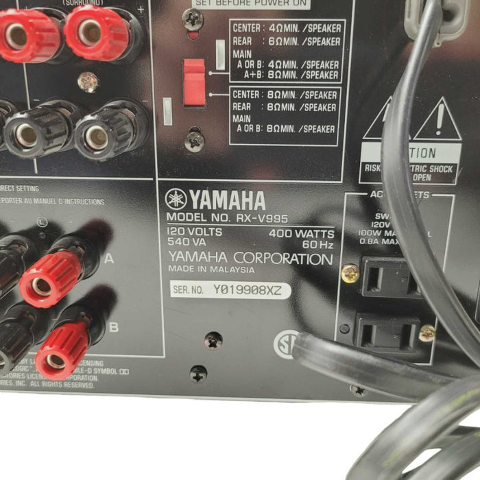 YAMAHA RX-V995 400W Receiver DOLBY 5.1 channel  -