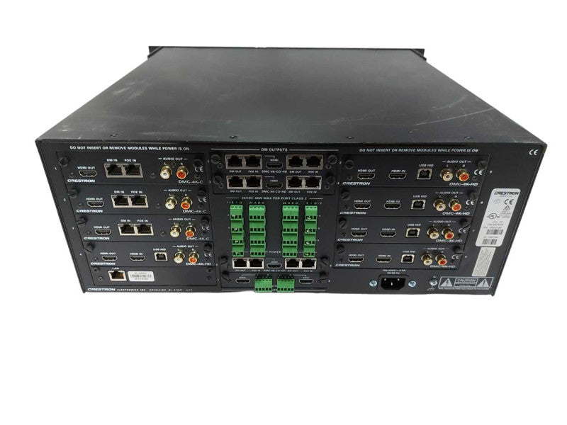 Crestron 10 Digital Media Switcher - 8x DMC-4K-HD Cards #