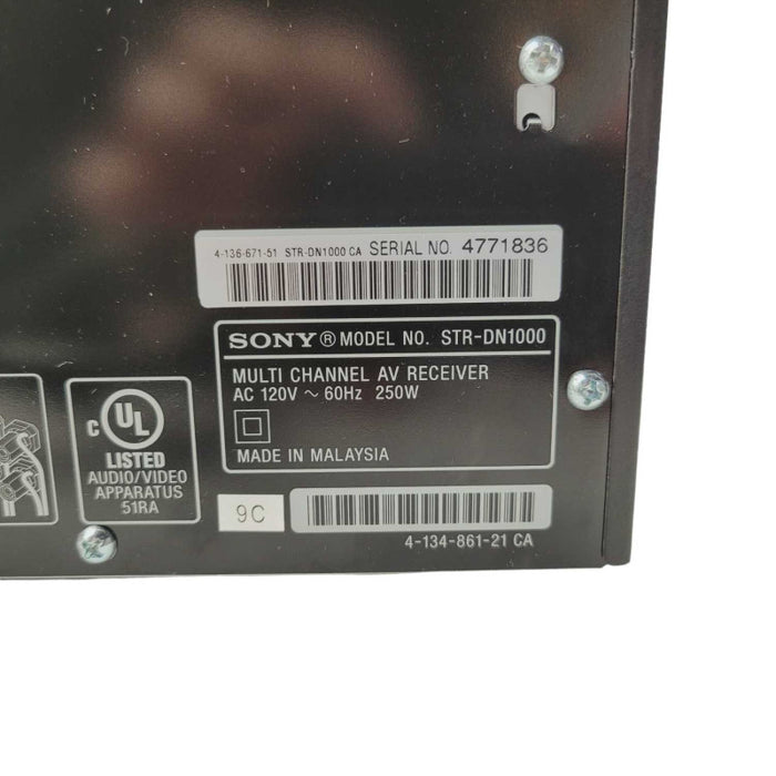 SONY STR-DN1000 7.1-Channel Audio Video Receiver  -
