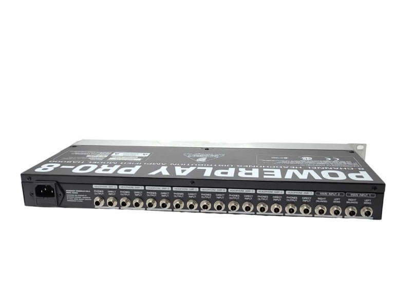 Behringer PowerPlay Pro-8 8-Channel headphones Distribution Amplifier HA8000 _