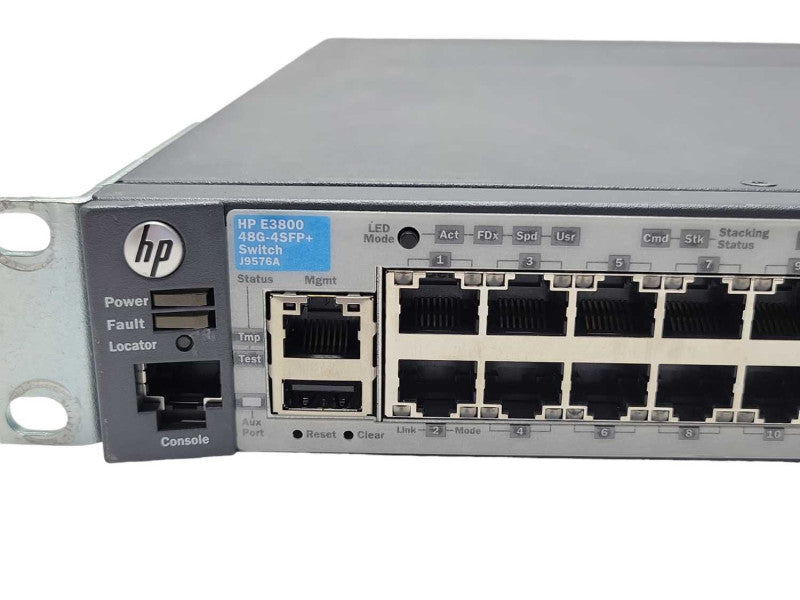 HP E3800 48G-4SFP+ J9576A 48 Port Gigabit 4x SFP+ 2x PSU Switch  Q_
