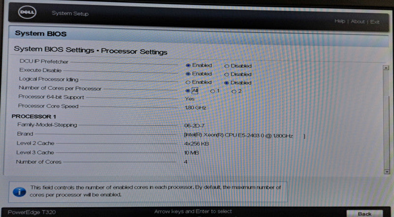 Dell PE T320 Server Xeon E5-2403 @ 1.80GHz 8GB Ram H710 Raid 2x 495W PSU )