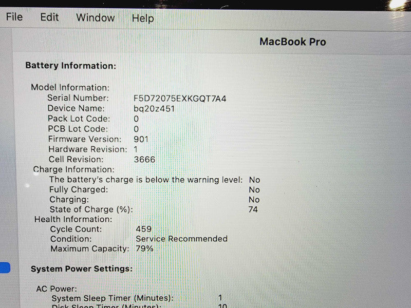 Apple Macbook Pro 2020 13\\" Chip M1 8GB Ram 500GB SSD (