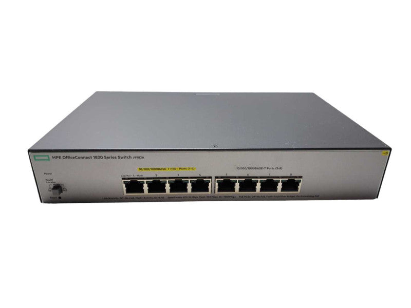 HP OfficeConnect 1820-8G-PoE+ | 8-Port Gigabit PoE+ 65W Switch | J9982A )
