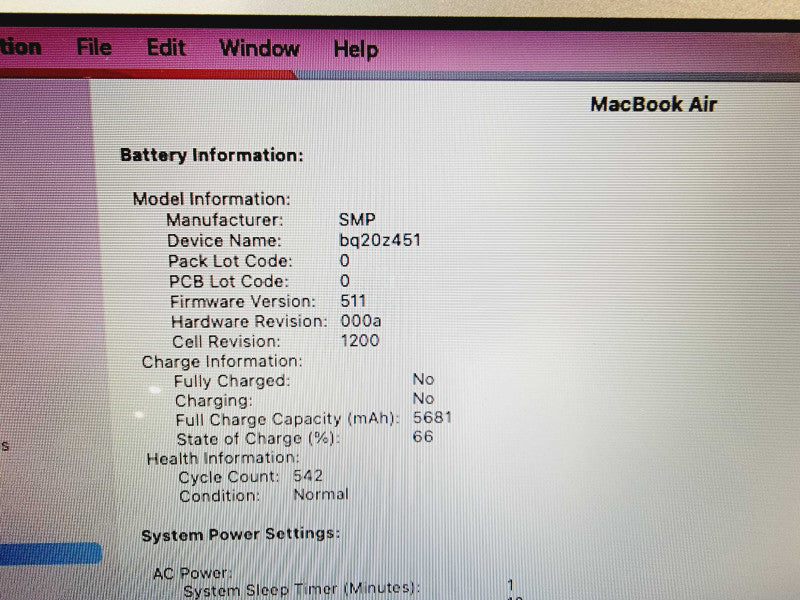 Apple Macbook Air 2017 13\\" Core i5-5350U @ 1.8GHz 8GB DDR3 250GB SSD Q(