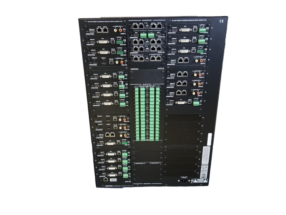 Crestron DM-MD32X32-RPS Digital Media Switcher with 27 Modules *READ*