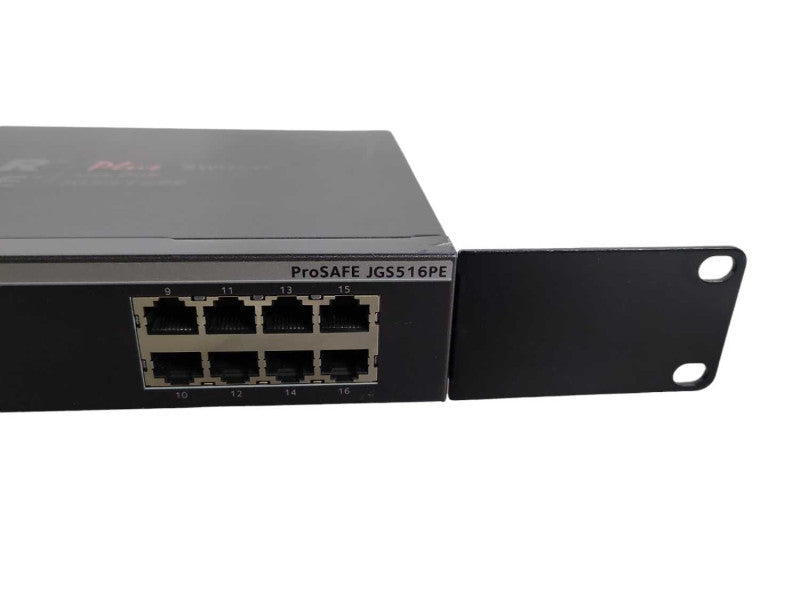 NETGEAR JGS516PE  ProSafe Plus 16-Port Gigabit Ethernet Switch With PoE !