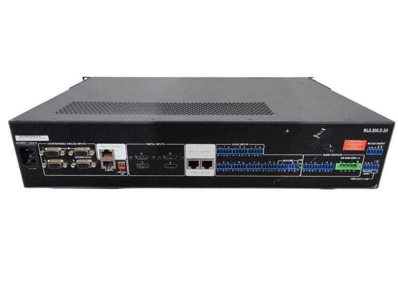 Extron MLS 608 D MediaLink Multi-Input Audio Video Switcher Transmitter !