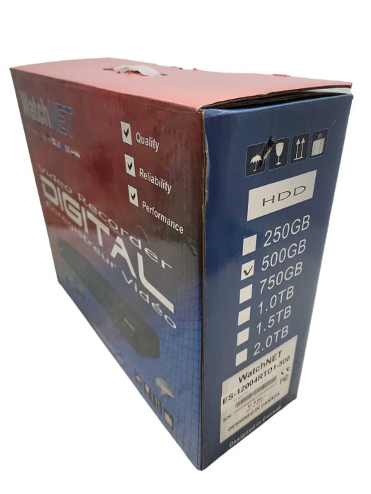WatchNet ES 12004RTD1-500 Video Recorder &