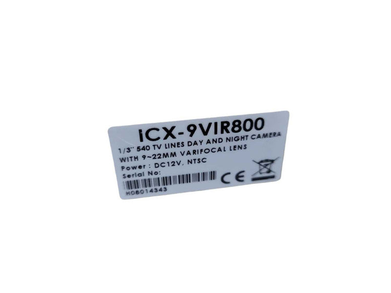 ICX- 9VIR800 Security IR Camera &