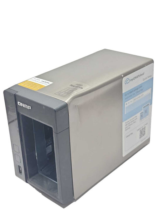 QNAP TS-253A 2-Bay NAS No HDD/Caddies/ power adapter, READ _
