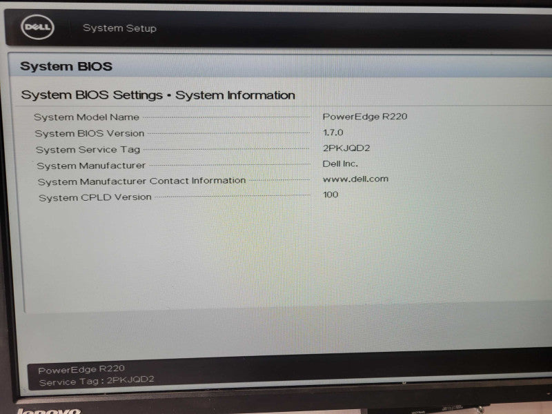 Dell R220 1U Server, Xeon E3 1220v3 3.1Ghz 8GB Ram H310 No HDD _