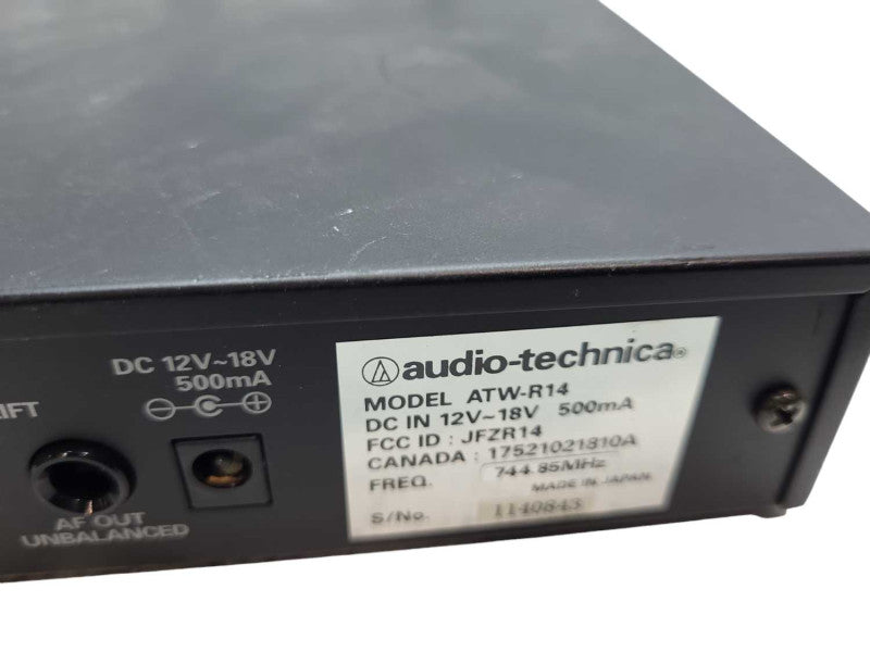 Audio Technica ATW-R14 Wireless Microphone Receiver &