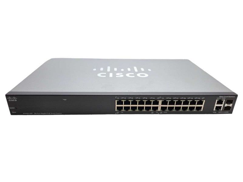 Cisco SG200-26P | 26-Port Gigabit PoE Smart Switch )