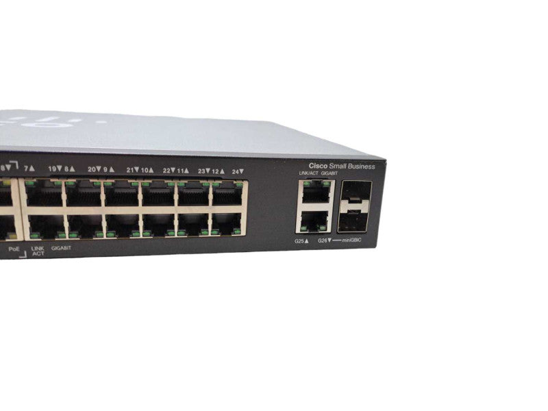 Cisco SG200-26P | 26-Port Gigabit PoE Smart Switch )