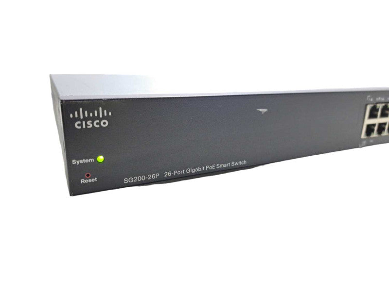 Cisco SG200-26P | 26-Port Gigabit PoE Smart Switch )