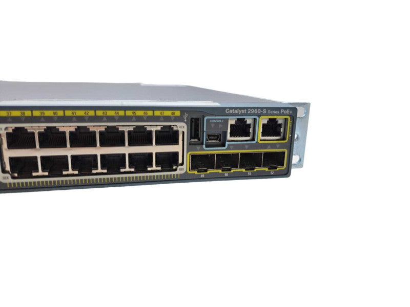Cisco WS-C2960S-48LPS-L | 48-Port Gigabit PoE+ 370W Managed Switch )