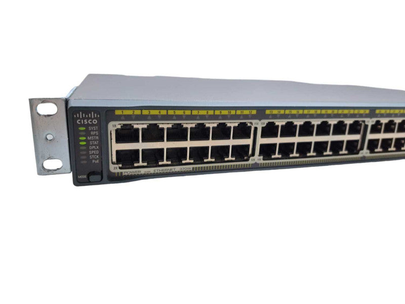 Cisco WS-C2960S-48LPS-L | 48-Port Gigabit PoE+ 370W Managed Switch )