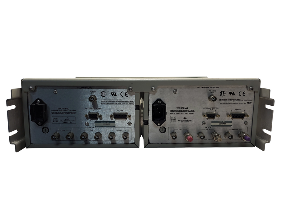 Tektronix 1730 Waveform Monitor & 1720 Vectorscope READ $