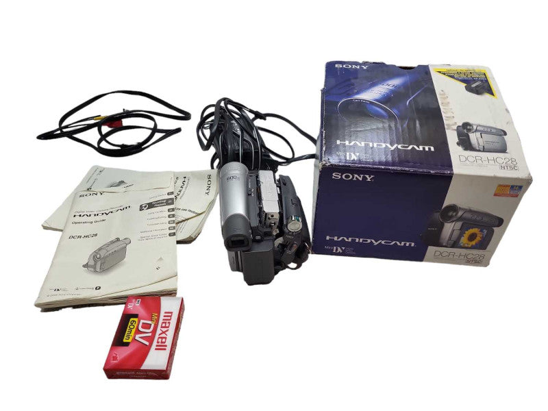 Sony Handycam DCR-HC28 Mini DV VCR Player Video Camcorder For Parts &