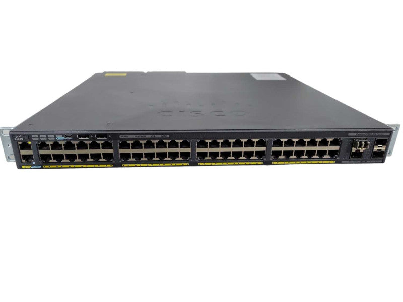Cisco WS-C2960XR-48FPS-I 48 Port 2960 XR Gigabit PoE Switch 2x PSU !
