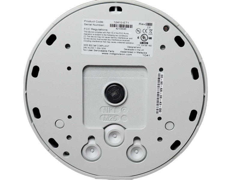 Open-Box Indigovision ultra 2K fixed dome camera 12410-ET1 _