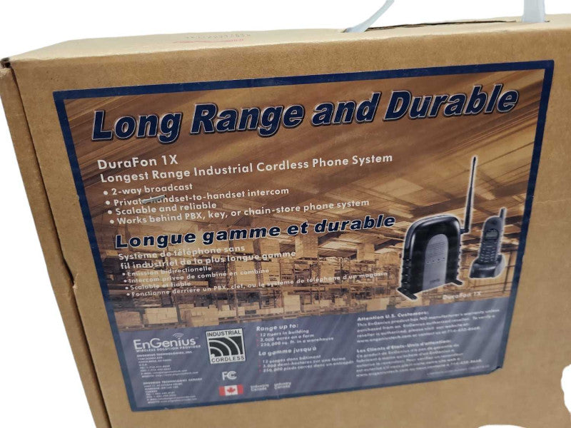 EnGenius DuraFon 1X Long Range Cordless Phone System &