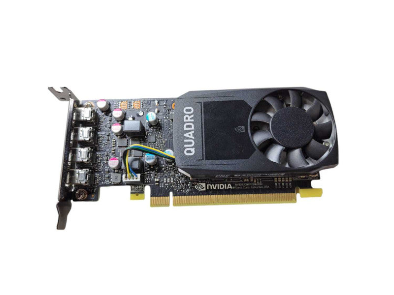 PNY NVIDIA Quadro P600 | 2GB GDDR5 4x Mini DP GPU Low Profile Bracket )