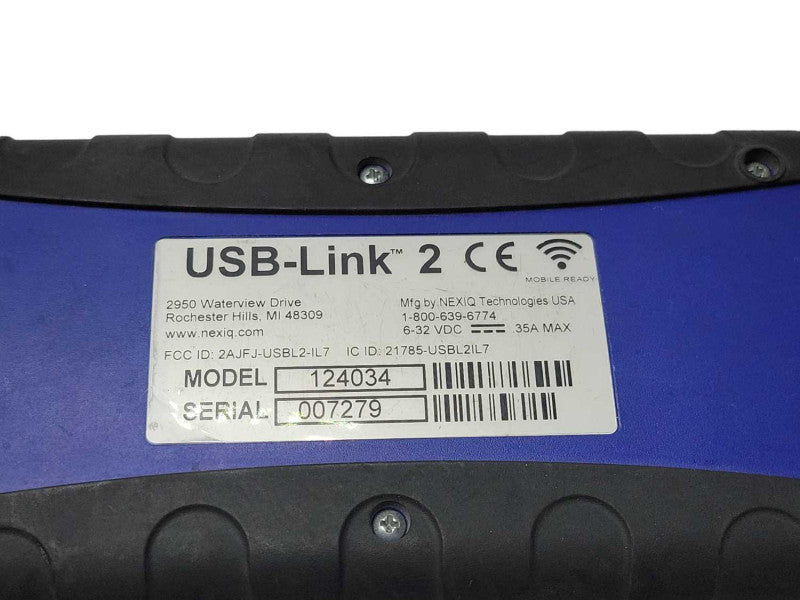 Nexiq Technologies USB-Link 2 124034, READ Q_