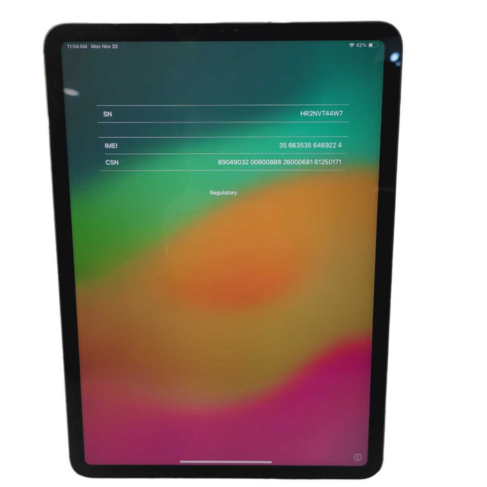 iPad Pro 11-inch (3rd generation) Wi-Fi + Cellular A2459 Plz READ  -