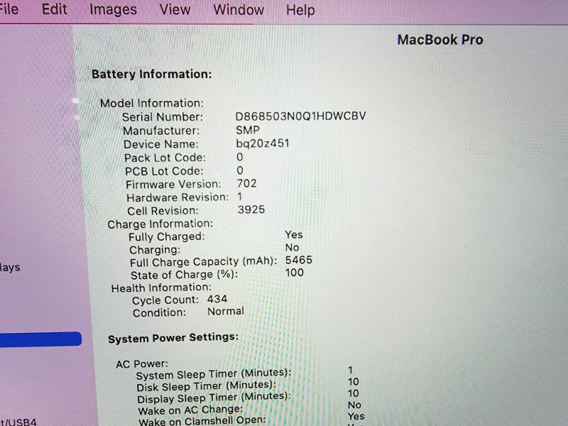 Apple Macbook Pro 2016 15\\" Core i7-6820HQ @ 2.7GHz 16GB DDR3 500GB SSD Radeon Pro 455 2GB [Read] (