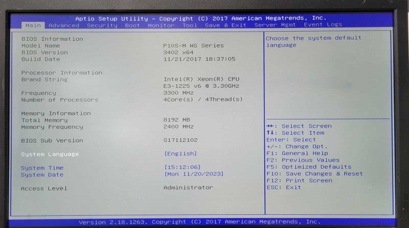 Custom/Asus WS, Xeon E3-1225v6 3.3GHz. 8GB DDR4 2xPSU 3.5\\" _