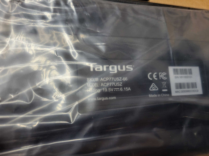 New Targus Universal 3.0 DV2K Docking Station ACP77USZ w/ Power adapter _