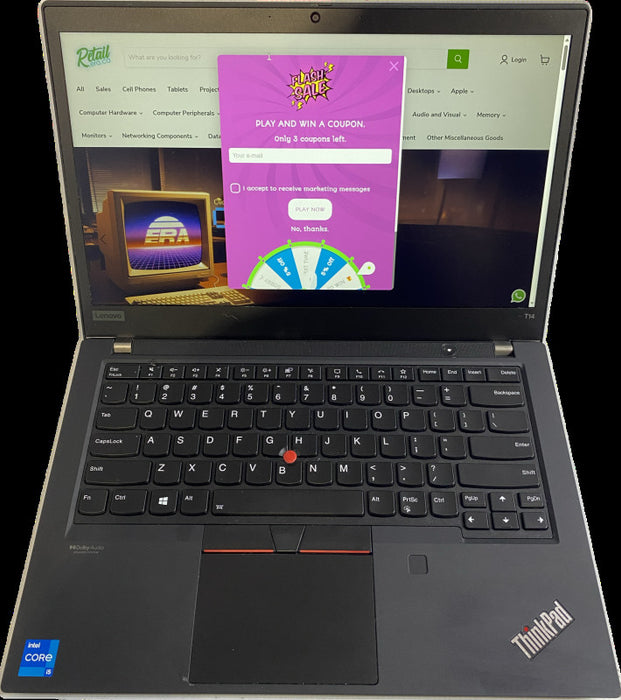 Lenovo ThinkPad T14 Gen 2 Intel i5-1135G7 @2.40GHz 16 GB RAM 256 GB NVMe SSD