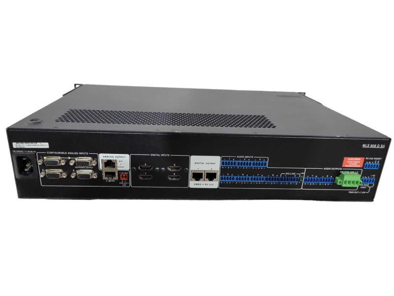 Extron MLS 608 D MediaLink Multi-Input Audio Video Switcher Transmitter !
