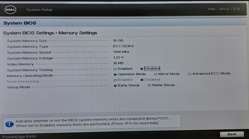 Dell PE R430 Server Xeon E5-2620 v3 @ 2.40GHz 16GB DDR4 H330 Mini 450W PSU )
