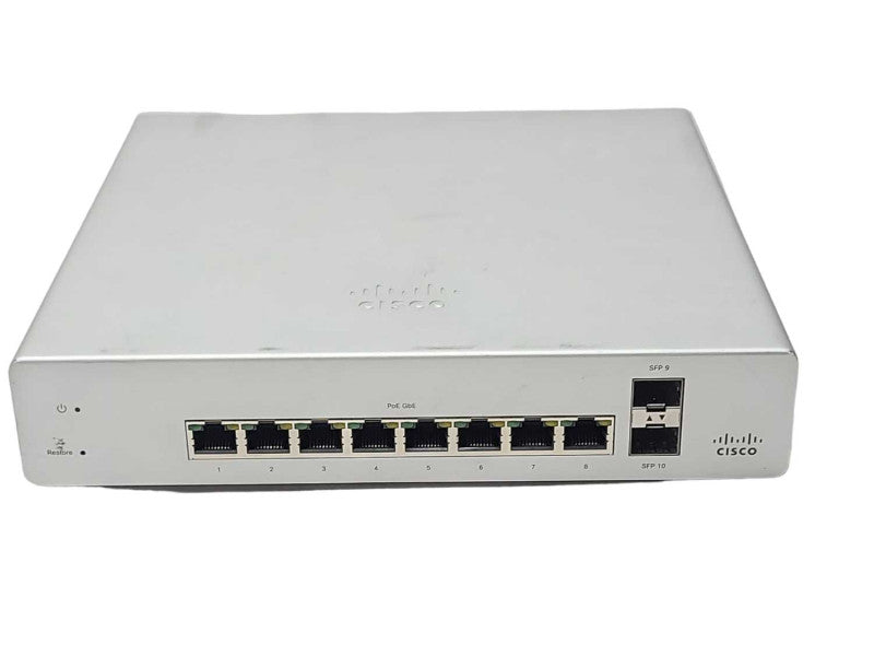Cisco Meraki MS220-8P-HW 8 Port Desktop Ethernet Switch - UNCLAIMED _
