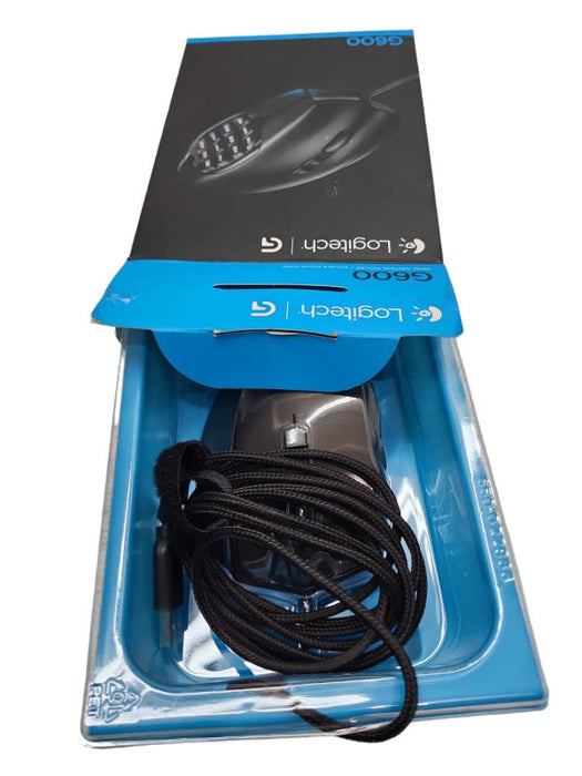 Logitech G600 MMO Wired Gaming Mouse RGB Backlit - Black &