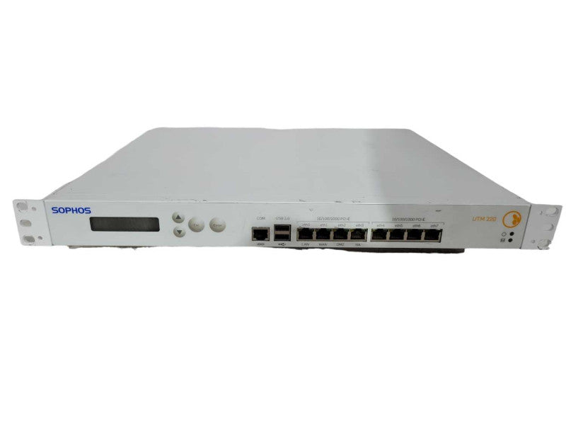 Sophos UTM 220 8-Port Firewall Gateway Network Switch Gigabit !