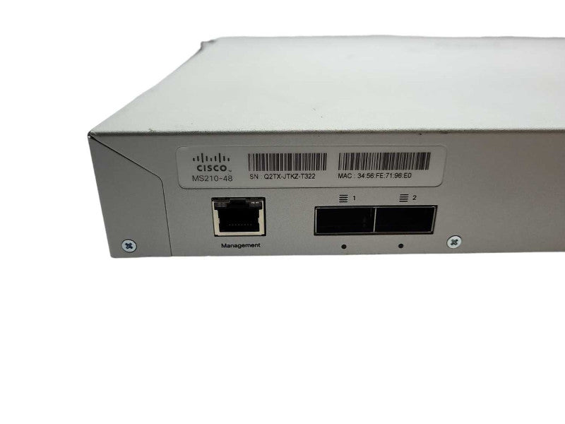 Cisco Meraki MS210-48HW Ports Managed Ethernet Switch - Claimed READ $