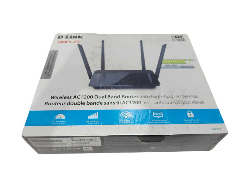 NEW Wireless AC1200 Dual Band Router DIR-822 #