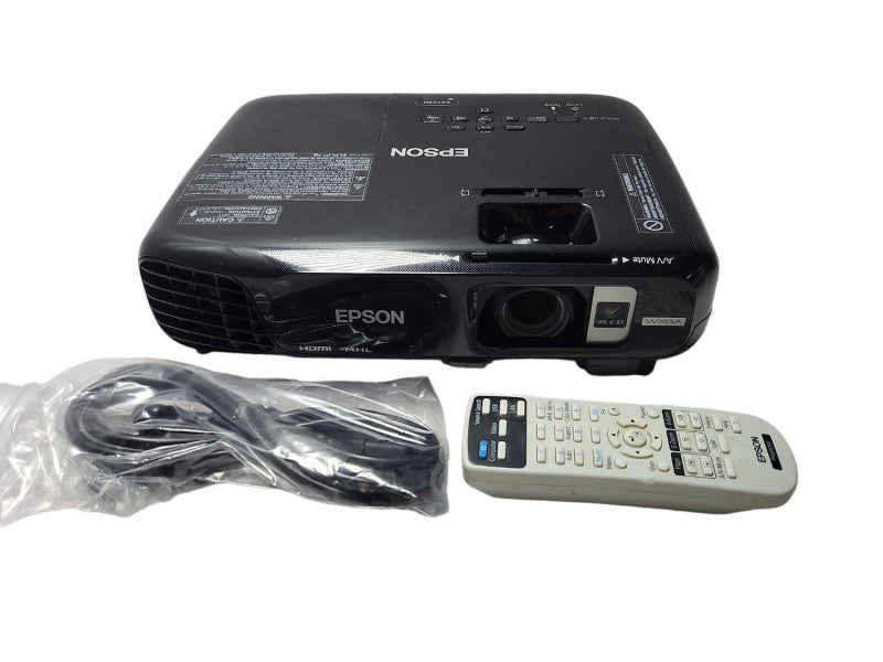 Epson EX7230 3LCD WXGA Projector H654A Low Lamp Hours with Remote Controller $